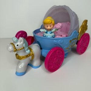 Fisher Price Little People Disney Princess Cinderella Musical Carriage & Figure